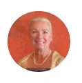 woman with smiling face